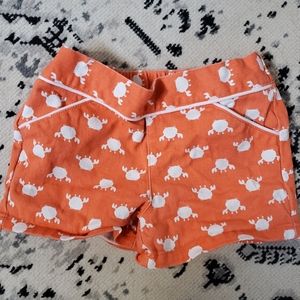 Gymboree orange crab shorts